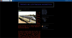 Desktop Screenshot of maglev-magnetismo.blogspot.com