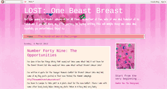 Desktop Screenshot of lostonebeastbreast.blogspot.com