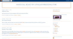 Desktop Screenshot of livelocomotion.blogspot.com
