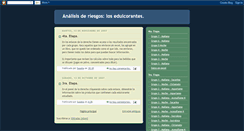 Desktop Screenshot of evaluacionriesgos.blogspot.com