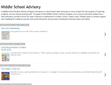 Tablet Screenshot of middleschooladvisory.blogspot.com