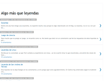 Tablet Screenshot of masqueleyendas.blogspot.com