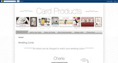 Desktop Screenshot of ourcardproducts.blogspot.com