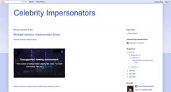 Desktop Screenshot of celebrityimpersonator.blogspot.com