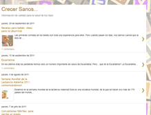 Tablet Screenshot of crecersanos.blogspot.com