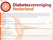 Tablet Screenshot of diabetesverenigingnederland.blogspot.com