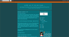 Desktop Screenshot of lifeasitisfornow.blogspot.com