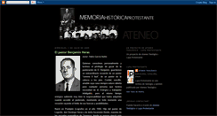 Desktop Screenshot of memoriaprotestante.blogspot.com