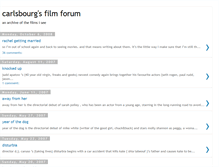 Tablet Screenshot of carlsbourgsfilmforum.blogspot.com