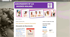 Desktop Screenshot of agrupamento114maxinde.blogspot.com