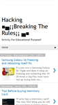 Mobile Screenshot of hacking736.blogspot.com