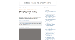 Desktop Screenshot of gamesnewsinfo.blogspot.com