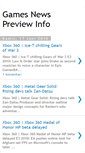 Mobile Screenshot of gamesnewsinfo.blogspot.com