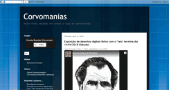 Desktop Screenshot of corvomanias.blogspot.com