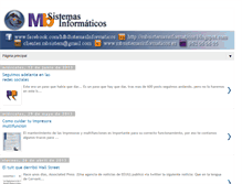 Tablet Screenshot of mbsistemasinformaticos.blogspot.com