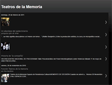 Tablet Screenshot of losteatrosdelamemoria.blogspot.com