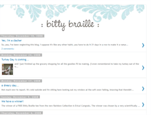 Tablet Screenshot of bittybraille.blogspot.com