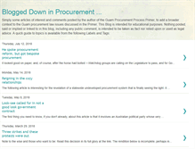 Tablet Screenshot of bloggeddowninprocurement.blogspot.com
