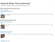 Tablet Screenshot of nuevaesperanzaecuador.blogspot.com