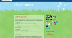 Desktop Screenshot of missciencita26.blogspot.com