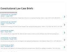 Tablet Screenshot of constitutionallawbriefs.blogspot.com