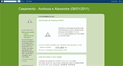 Desktop Screenshot of casamento-andrezaealexandre.blogspot.com