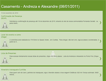 Tablet Screenshot of casamento-andrezaealexandre.blogspot.com