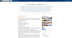 Desktop Screenshot of coachingwhatis.blogspot.com