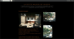 Desktop Screenshot of lapetitemaisondevalerie.blogspot.com