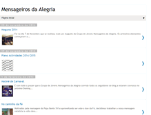 Tablet Screenshot of mensageiros-da-alegria.blogspot.com