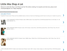 Tablet Screenshot of missshopalot.blogspot.com