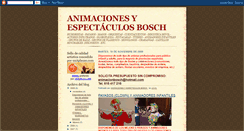 Desktop Screenshot of animacionesbosch.blogspot.com