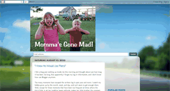 Desktop Screenshot of mommasgonemad.blogspot.com