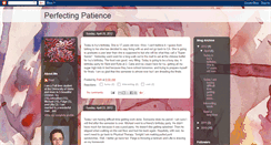 Desktop Screenshot of perfectingpatience.blogspot.com