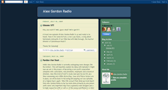 Desktop Screenshot of alexgordonradio.blogspot.com