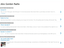 Tablet Screenshot of alexgordonradio.blogspot.com