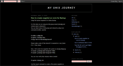 Desktop Screenshot of myjourneytounix.blogspot.com