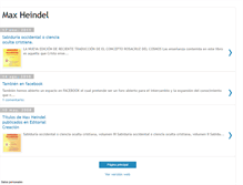 Tablet Screenshot of maxheindel.blogspot.com