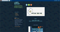 Desktop Screenshot of lampe-bergers.blogspot.com