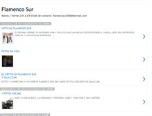 Tablet Screenshot of flamencosur.blogspot.com