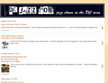 Tablet Screenshot of dcjazzshows.blogspot.com