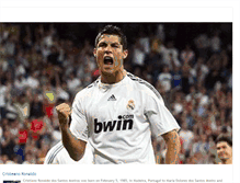 Tablet Screenshot of cristeanoronaldo.blogspot.com