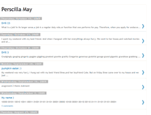 Tablet Screenshot of perscillamay.blogspot.com