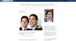 Desktop Screenshot of menwholooklikezachbraff.blogspot.com