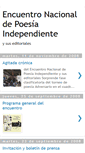 Mobile Screenshot of encuentrodepoesiaindependiente.blogspot.com