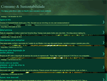 Tablet Screenshot of consumoesustentabilidade.blogspot.com