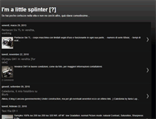 Tablet Screenshot of littlesplinter.blogspot.com