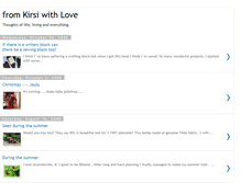 Tablet Screenshot of fromkirsiwithlove.blogspot.com