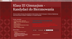 Desktop Screenshot of pierwszanspj.blogspot.com