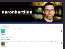 Tablet Screenshot of aaronhartline.blogspot.com